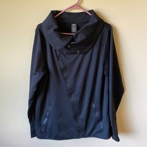 Champion Asymmetrical Cowl Neck Zip Up Jacket XXL